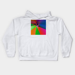 red blue green texture art Kids Hoodie